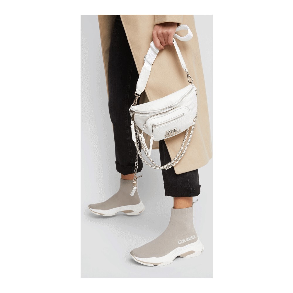 

Кроссовки Steve Madden Master, taupe/white
