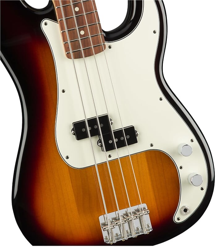 

Накладка на гриф Fender Player Precision Bass Pau Ferro, 3 цвета Sunburst