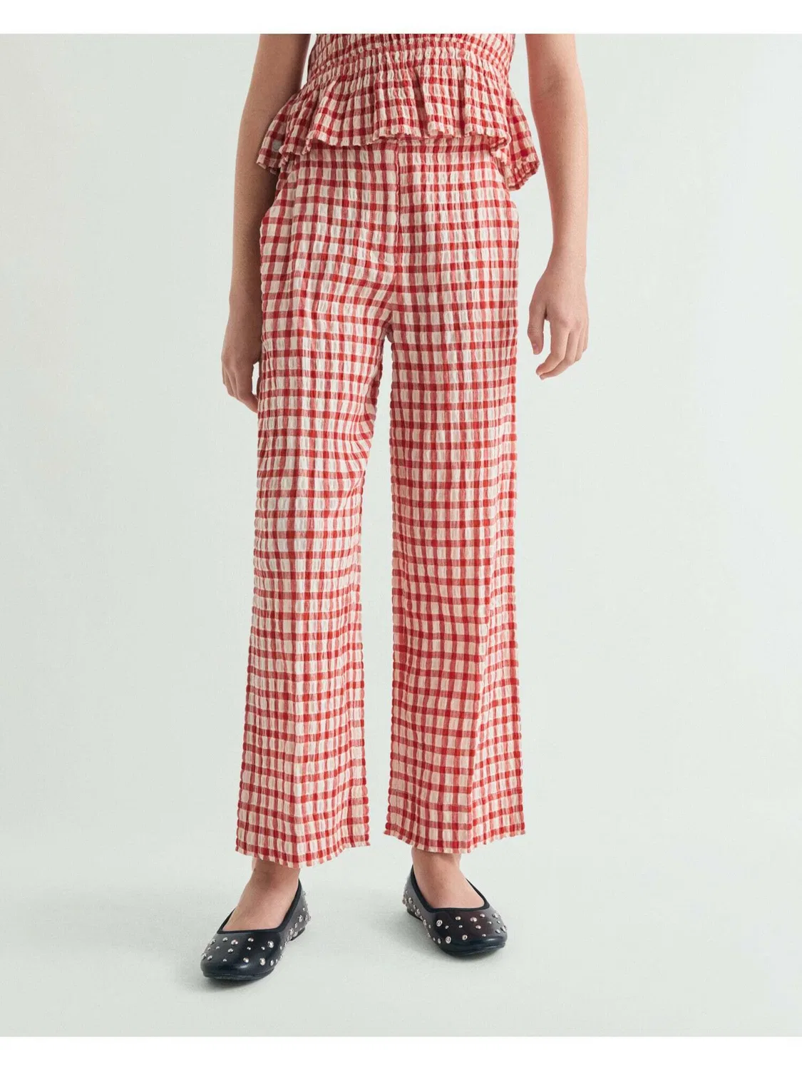 Брюки Scalpers Regular Pants красного цвета — фото 4