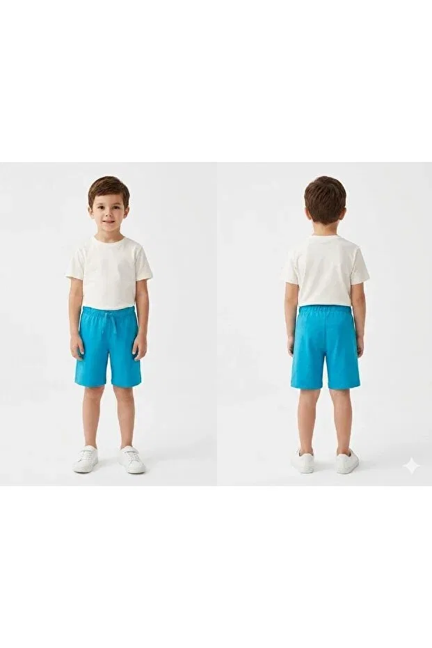 Детские шорты для мальчиков тканые Benetton, Blue