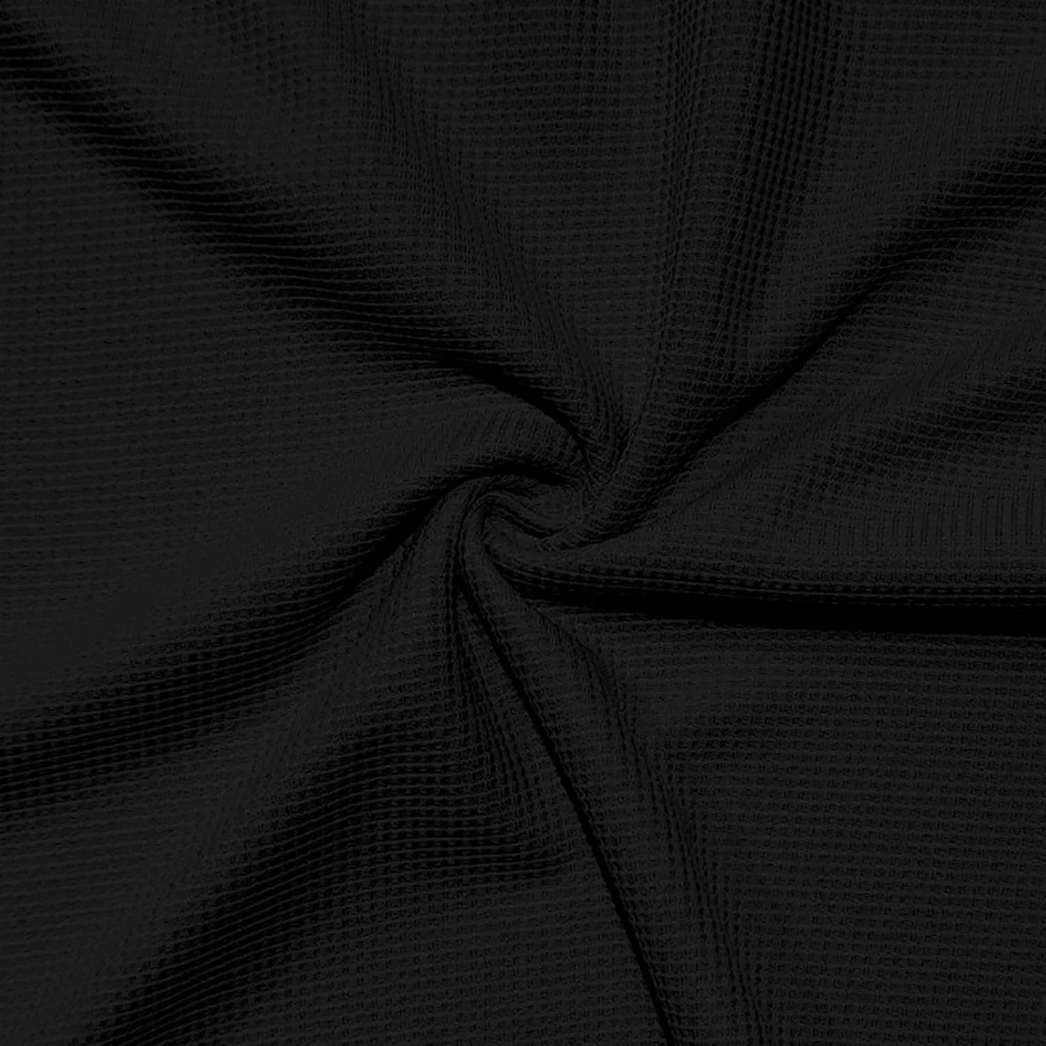 Мужская свободная футболка с круглым вырезом длинный рукав, Black — фото 2
