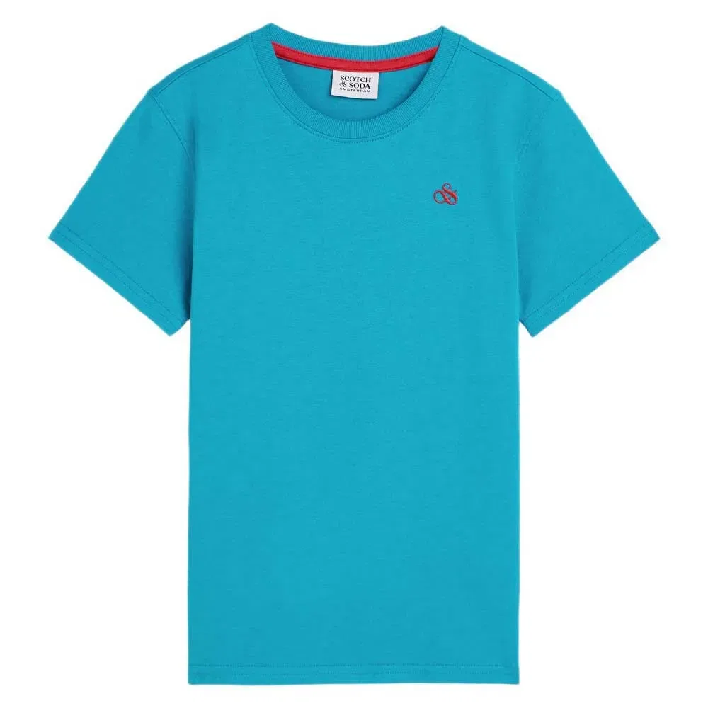 Детская футболка с вышивкой Seasonal Core Scotch & soda, Blue