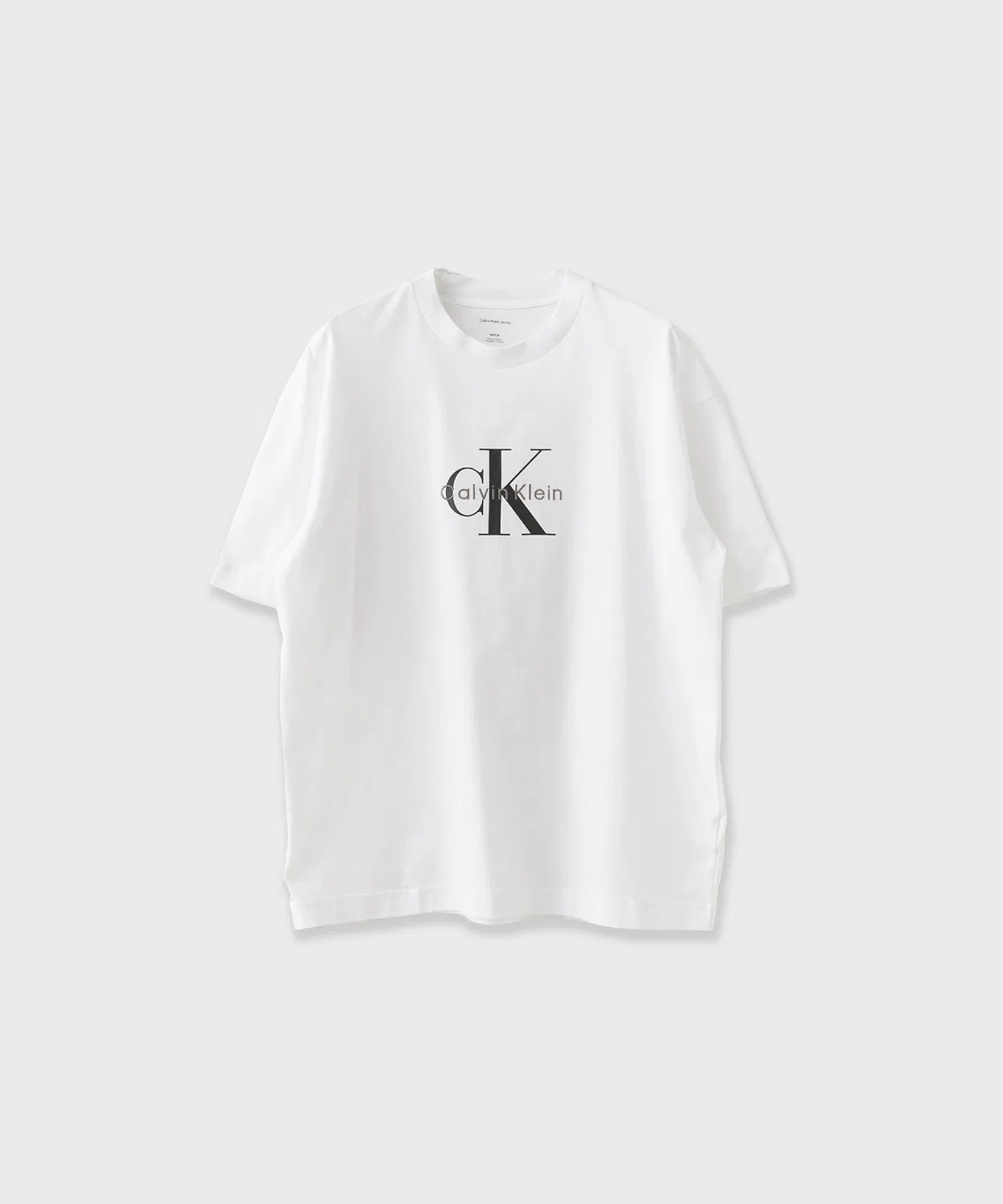 Футболка с принтом Calvin Klein A - MONOLOGO OVERSIZED TEE, Черный — фото 2