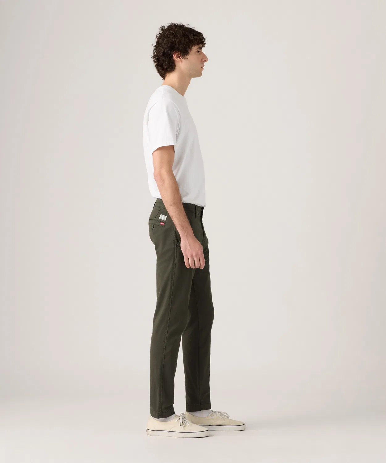 Мужские классические чиносы стандартный taper, модель XX CHINO Levi's, Green — фото 3