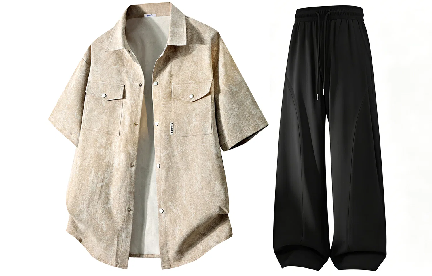 Детский комплект из футболки и шорт Khaki Short-Sleeved 2-Piece Set WARRIOR