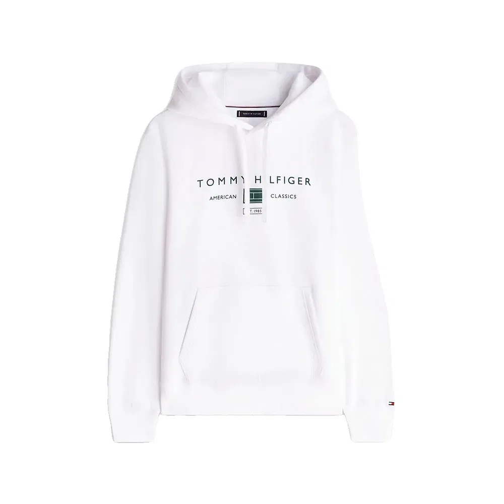 Худи Brand Love Mono Stack Tommy Hilfiger, белый — фото 3