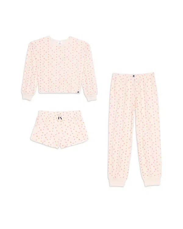 Детский комплект пижам для девочек с принтом Big Kid Splendid, Pink Multi