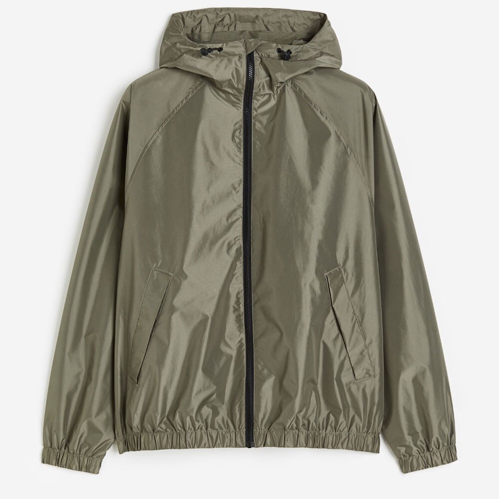 

Ветровка H&M Regular Fit, зеленый