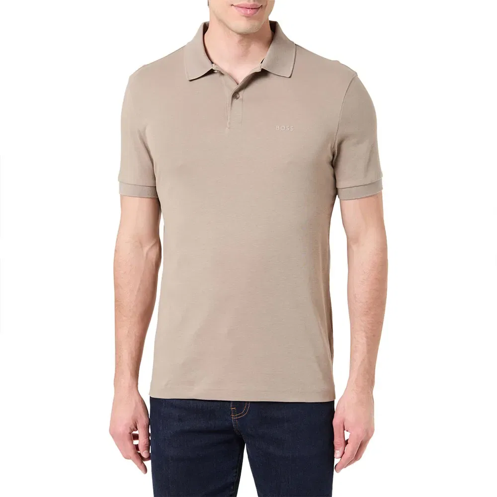 Мужское поло с коротким рукавом Pio 2 10279643 BOSS, Beige