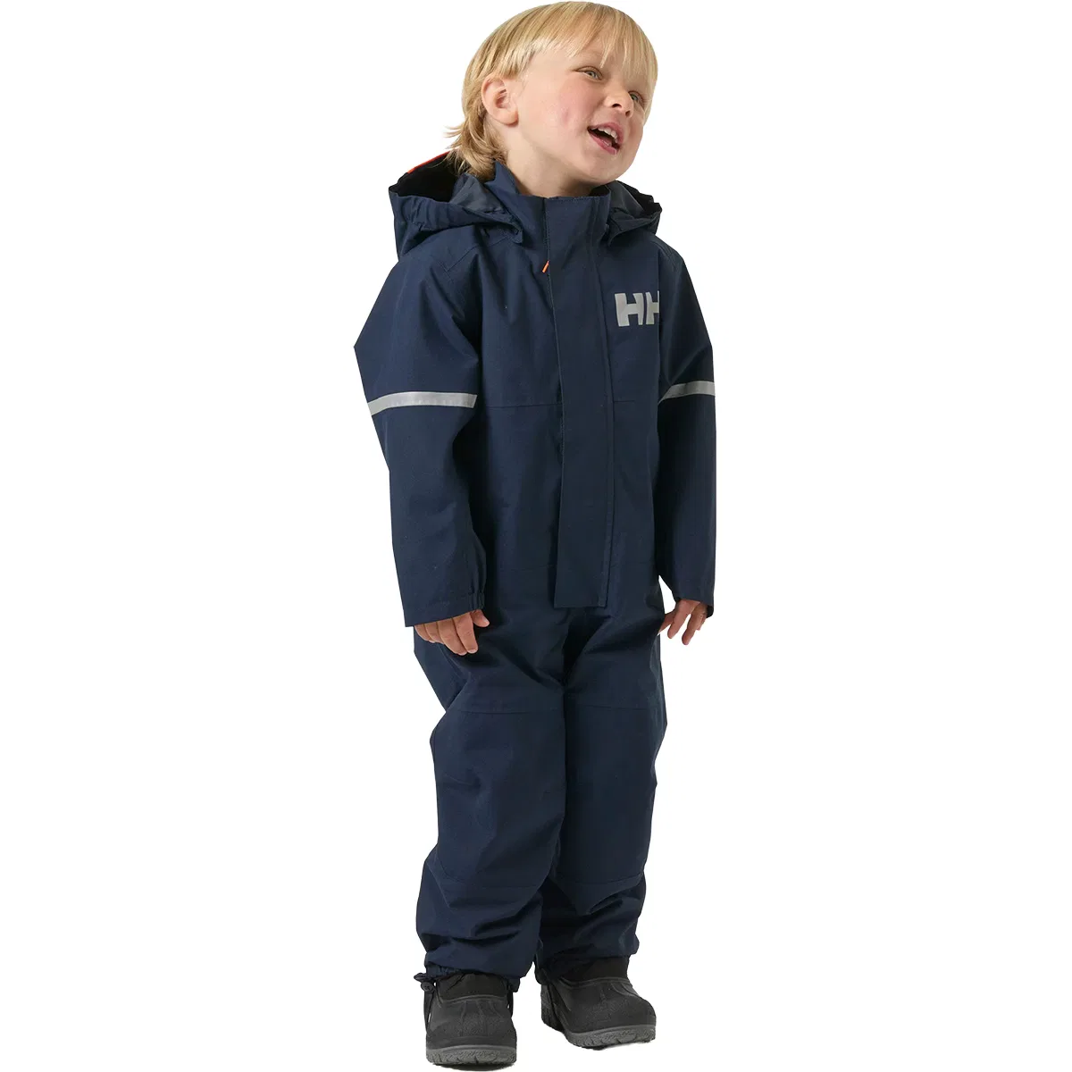 Детский дождевой комбинезон с капюшоном Adventure Ht Playsuit Helly Hansen, темно-синий
