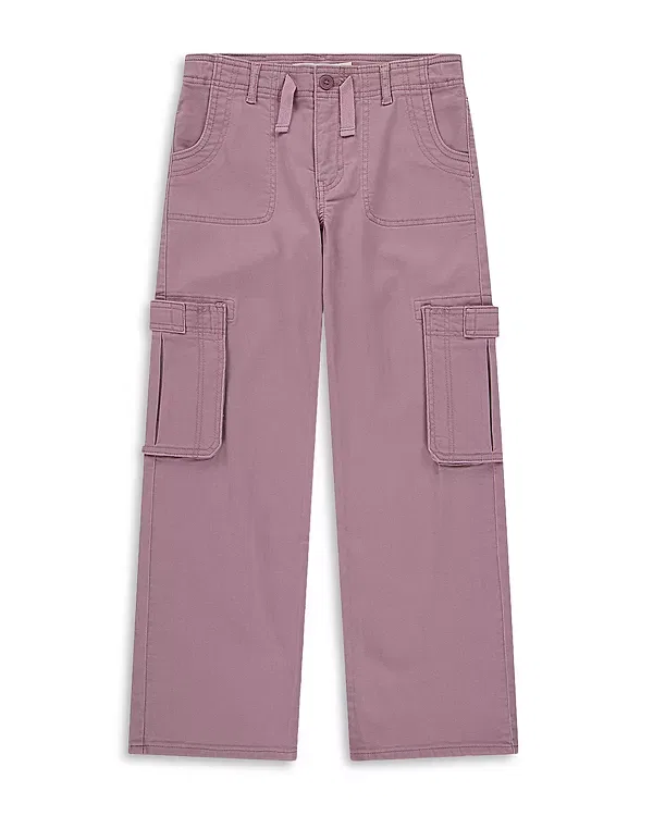 Детские брюки для девочек с широкими штанинами Cargo Pants Levi's, Lilas Levis