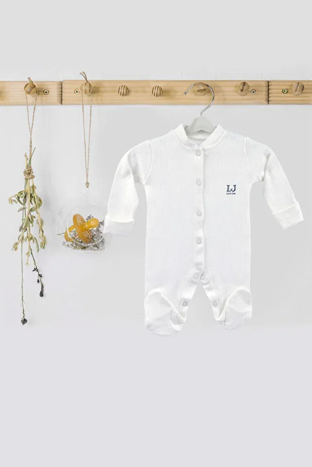 Детский комплект боди-комбинезонов органический хлопок Little Jom, Multicolor — фото 3