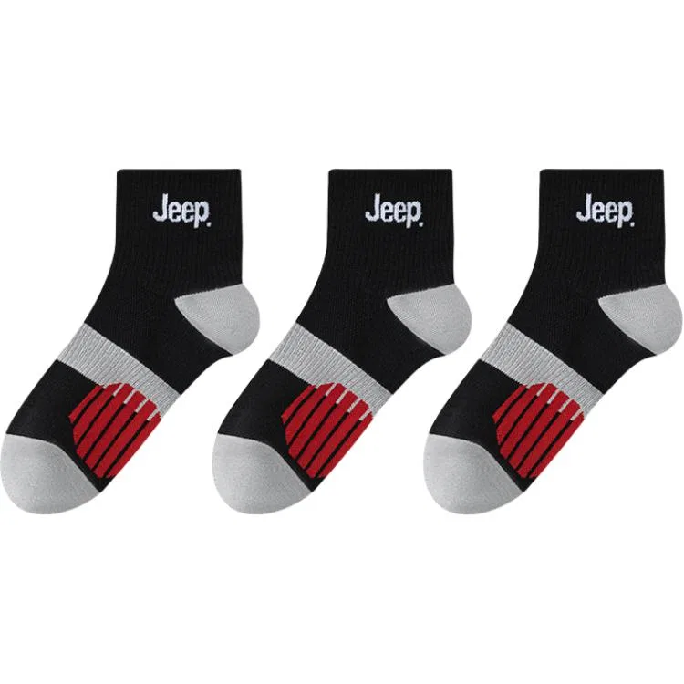 Детские носки с принтом Jeep, 3 пары, Black 3 Pack