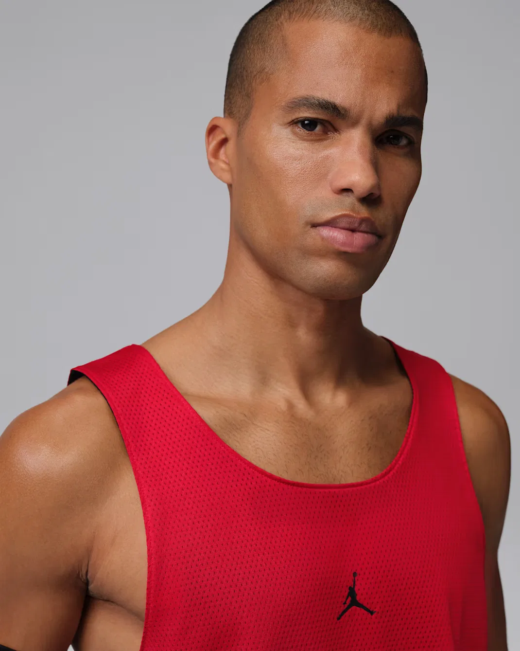 Мужская двусторонняя футболка Jordan Sport, Gym Red/Black — фото 3
