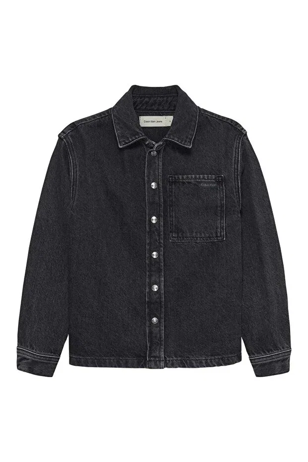 Детская рубашка для мальчиков хлопковая Calvin Klein, Black