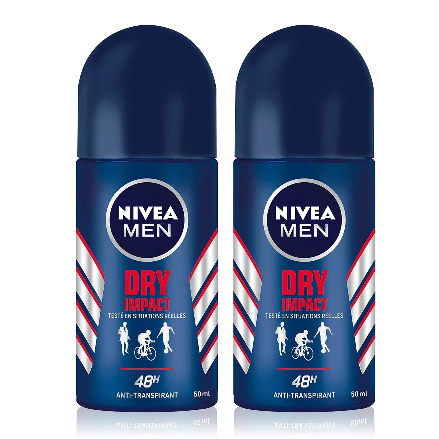 Дезодорант NIVEA MEN Dry Impact, 2 x 50 мл