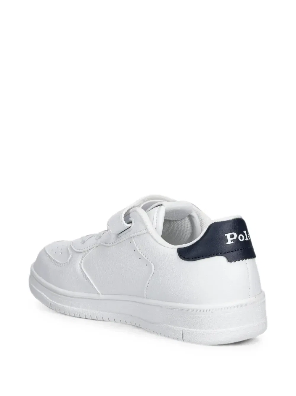 Кроссовки на липучках с вышитым логотипом Polo Ralph Lauren Kids, белый — фото 3