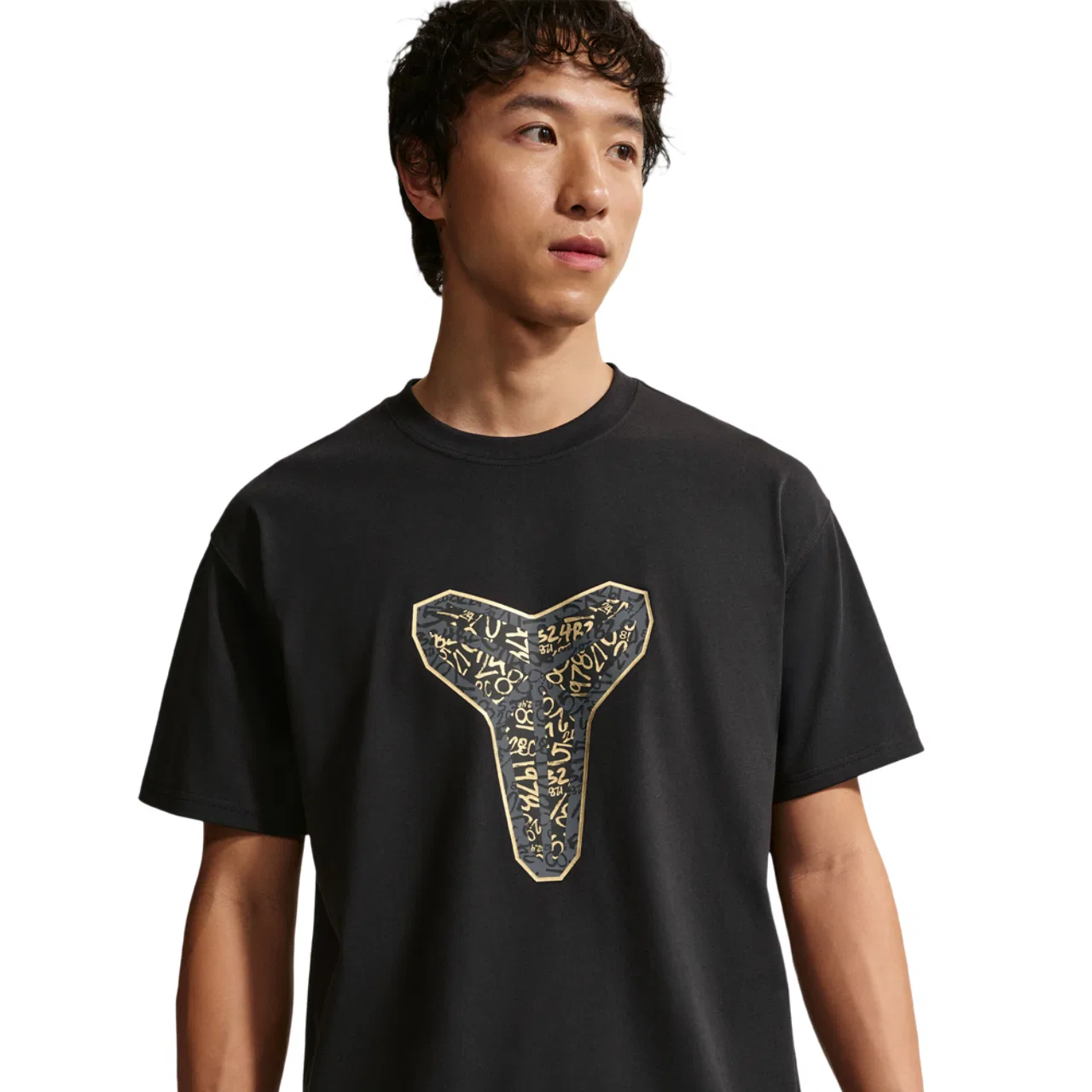 Футболка для мужчин Kobe Dri-FIT M90 Nike, черный/желтый — фото 3