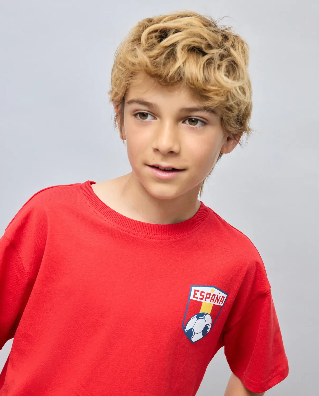 Детская футболка для мальчиков хлопковая Kids El Corte Inglés, Red — фото 2
