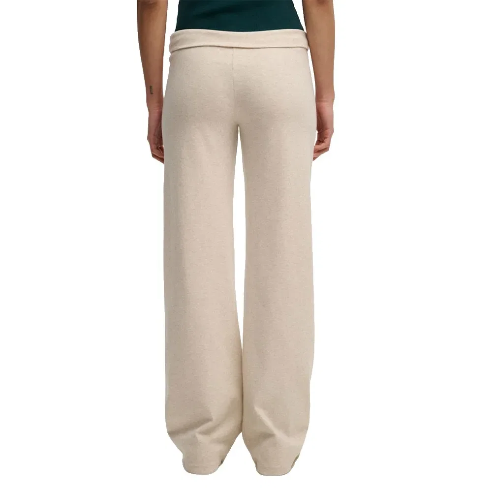 Женские спортивные штаны с отворотом Athletics Essentials Fold Over Superdry, Beige — фото 2