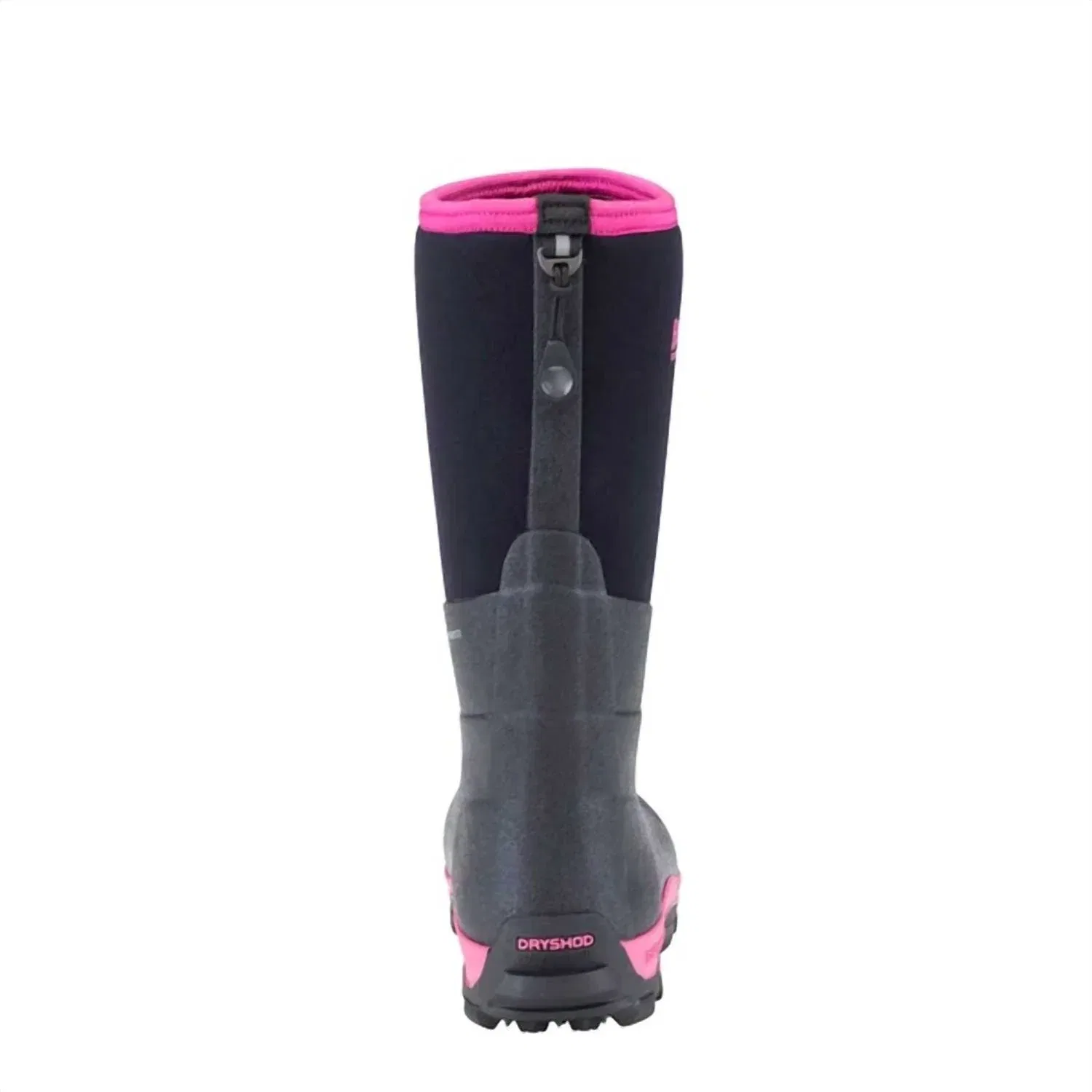Детские зимние сапоги для девочек с круглым носом Dryshod, Black/Pink — фото 3