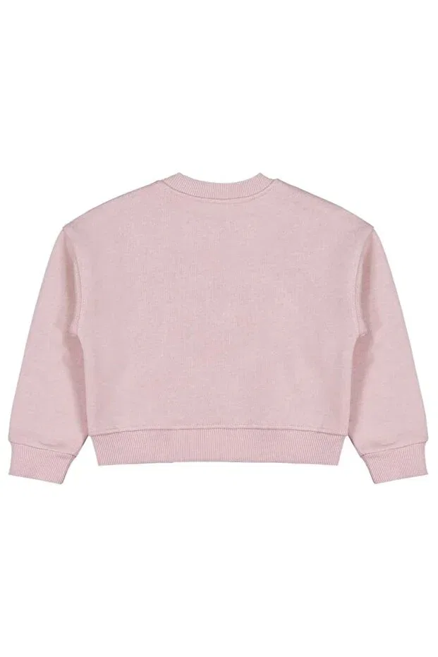 Детские свитшот для девочек с длинным рукавом Civil Girls, Light Rose Dried — фото 2