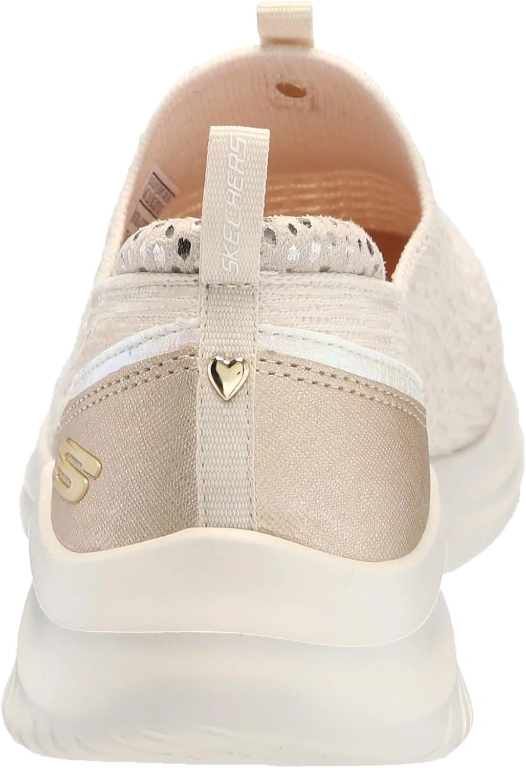 Детские кроссовки для девочек Ultra Flex 3.0 Skechers, Natural/Gold — фото 3