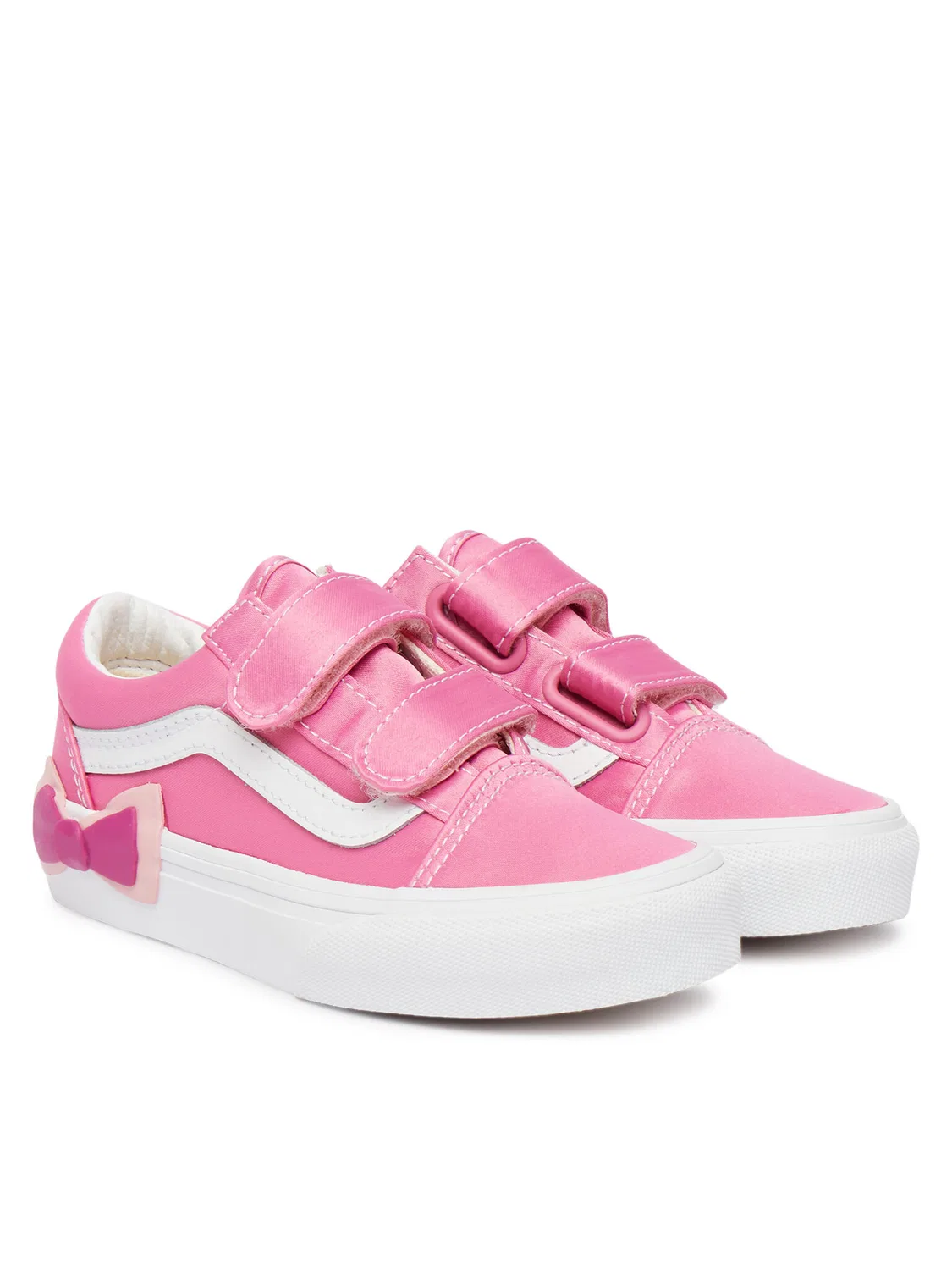 Тканевые кроссовки для девочки Old Skool Bow Vans, розовый — фото 2