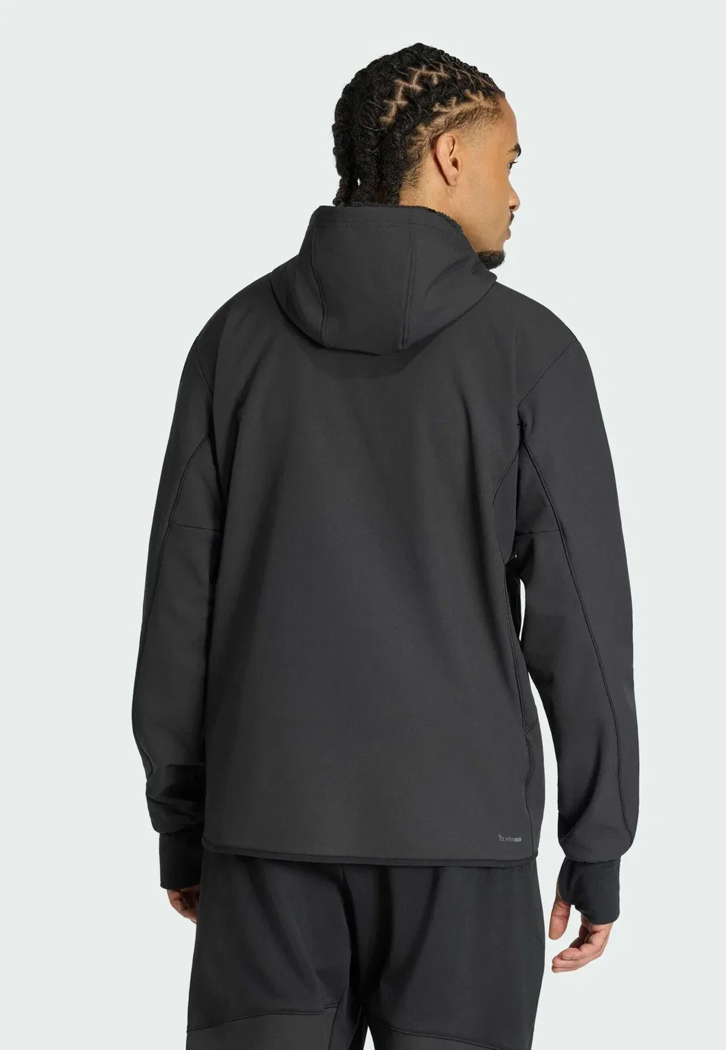 Куртка-Толстовка D4T climawarm на молнии - толстовка на молнии Adidas Performance, Black — фото 2