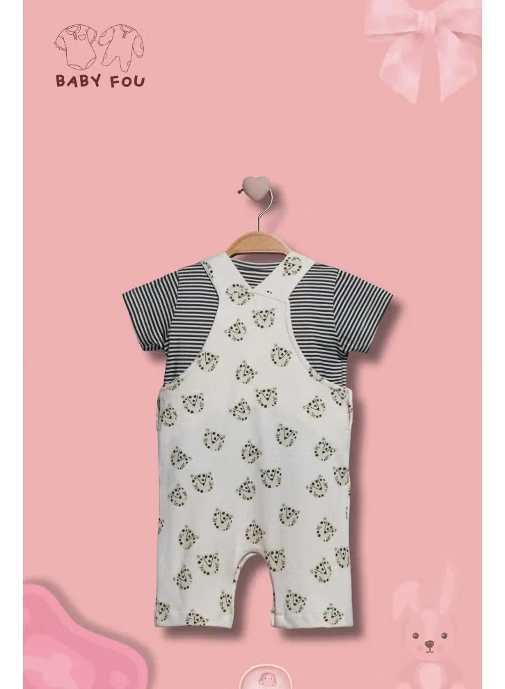 Боди-комбинезон с принтом тигренка Baby Fou