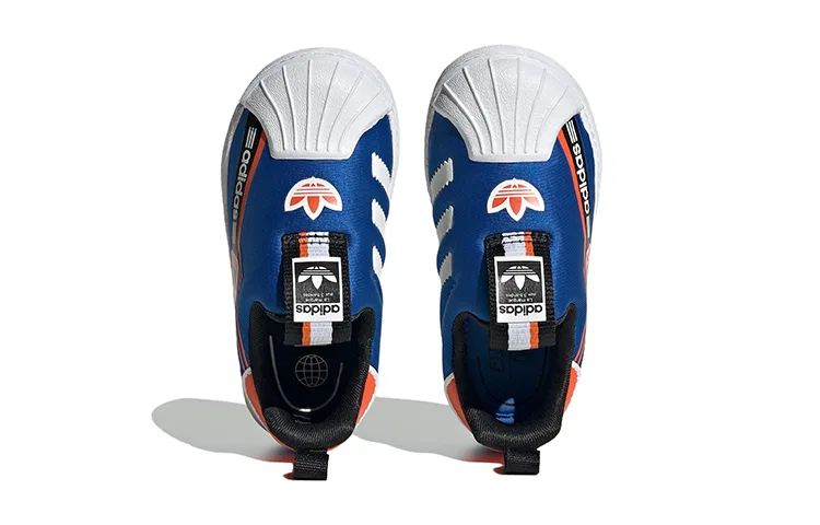 Детские кроссовки для малышей с принтом Superstar 360 Adidas Originals, Black — фото 4