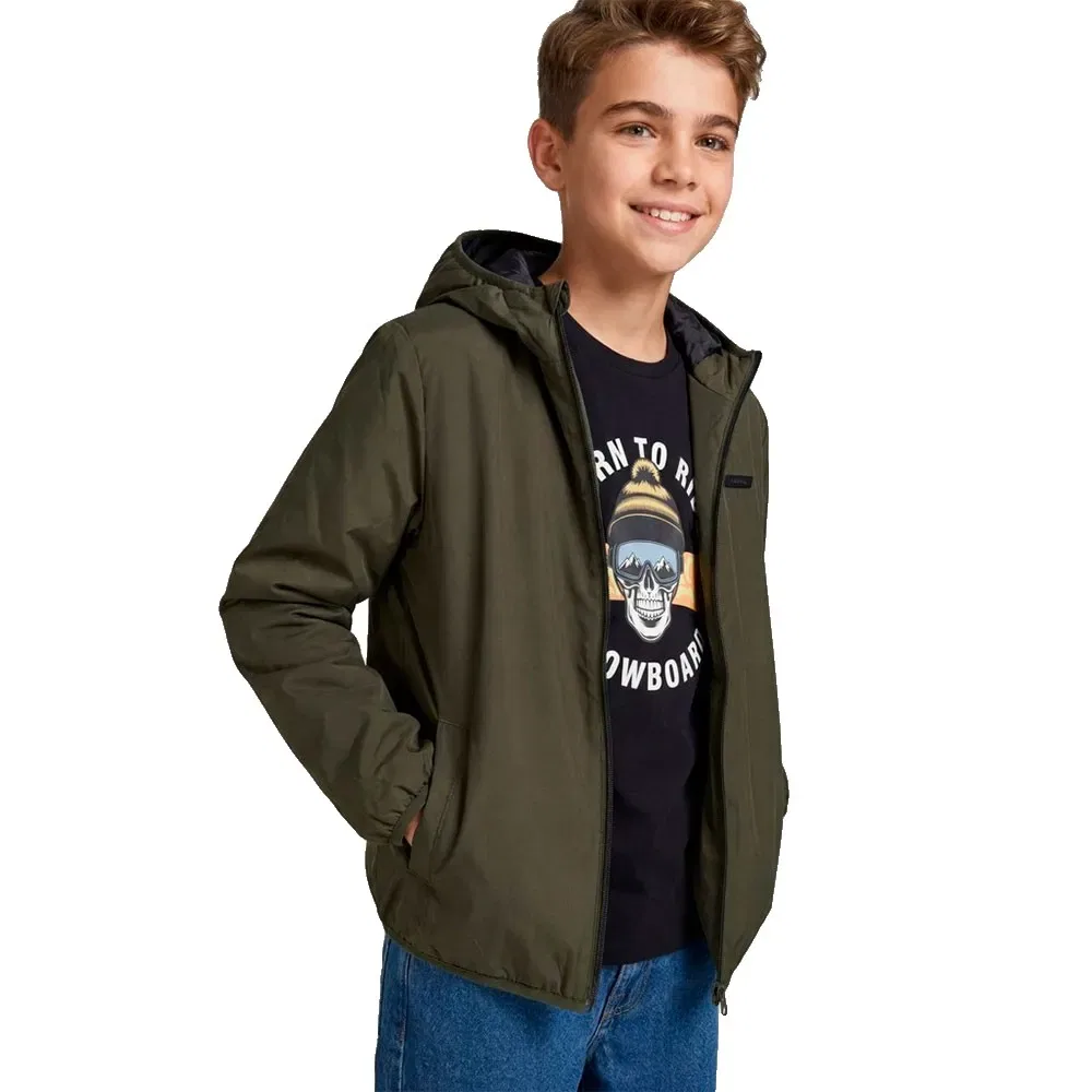 Детская куртка для мальчиков с капюшоном Jj rebel Jalo jacket Jj rebel, Green — фото 4