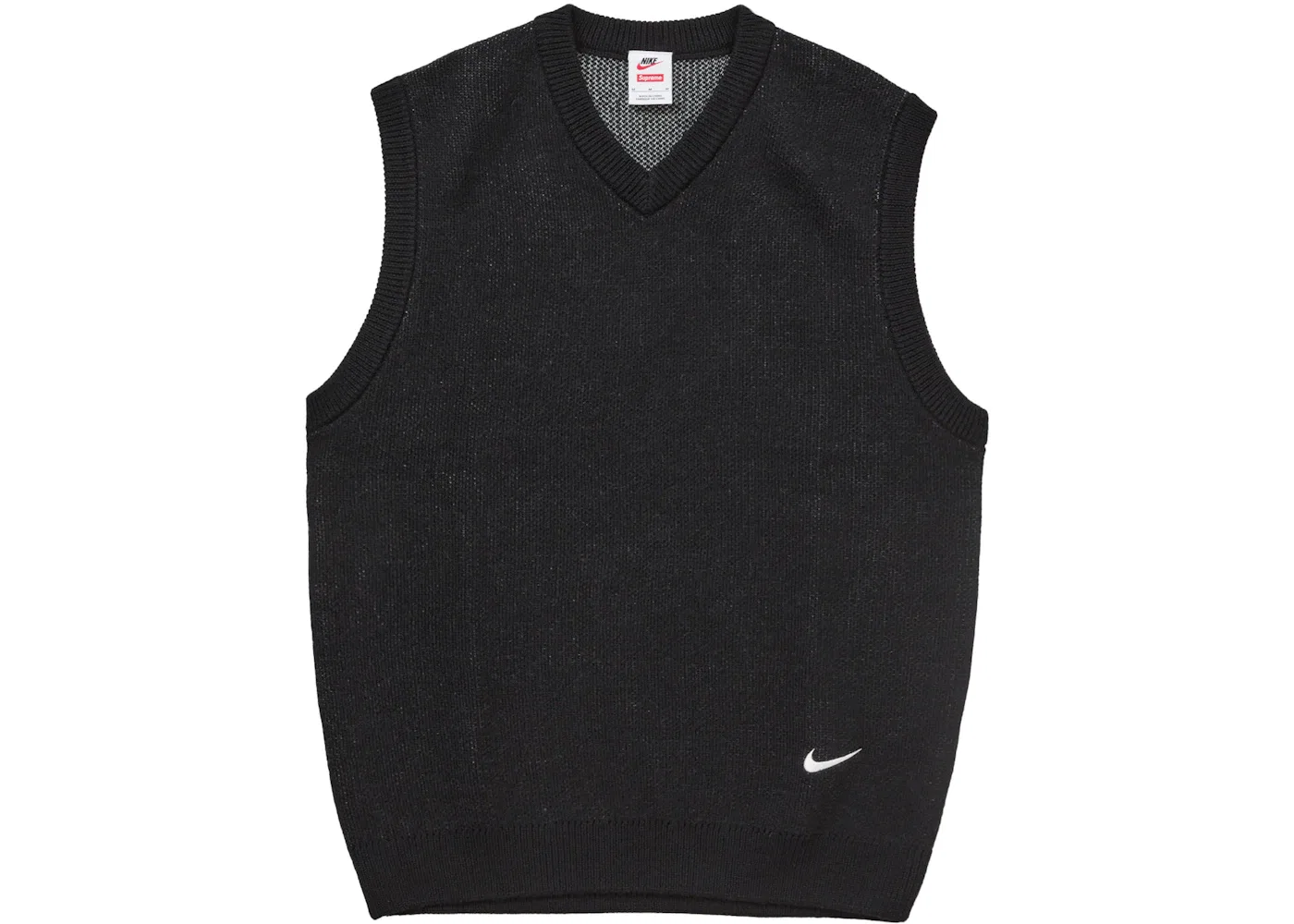 Мужской жилет без рукавов Supreme Nike, Black