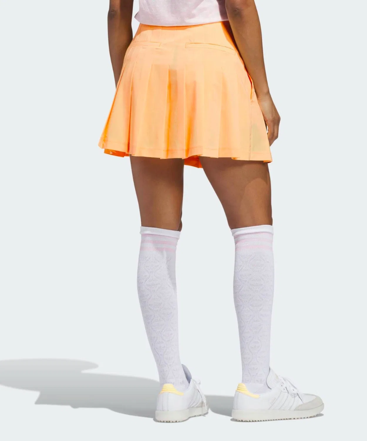 Женская плиссированная юбка pull-on Модель Original Golf Adidas, Желтый — фото 2