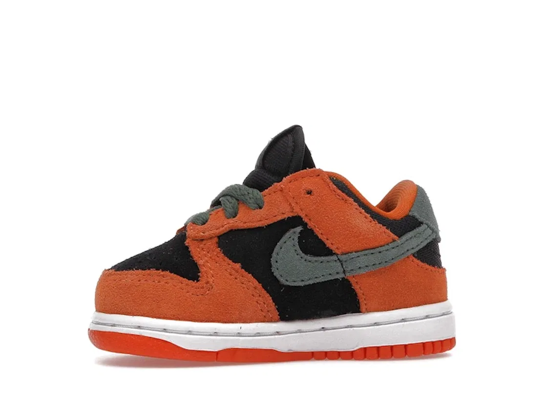 Детские кроссовки с низким верхом Nike Dunk Low Nike, Black/Ceramic-Nori — фото 3