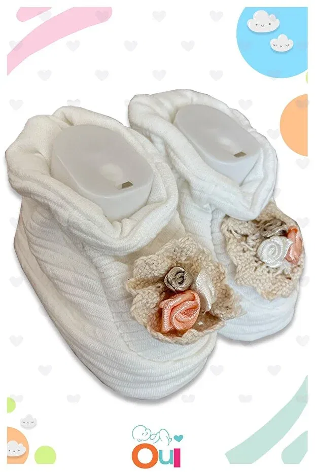Детские пинетки для новорожденных хлопковые Mini Brandon, Pink