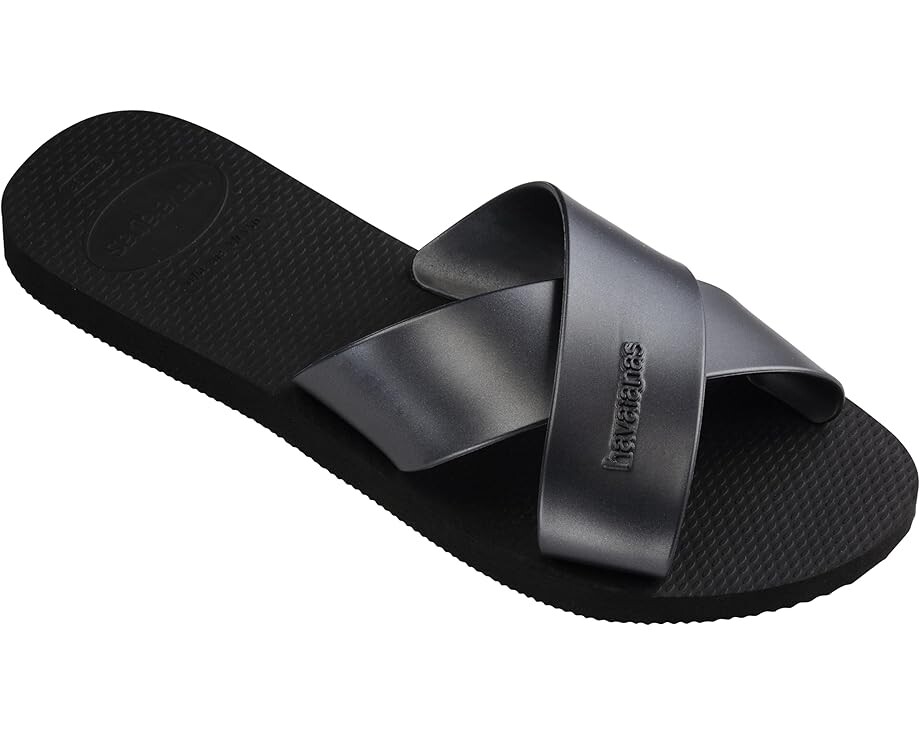 Сандалии Havaianas Aqua Metallic, черный