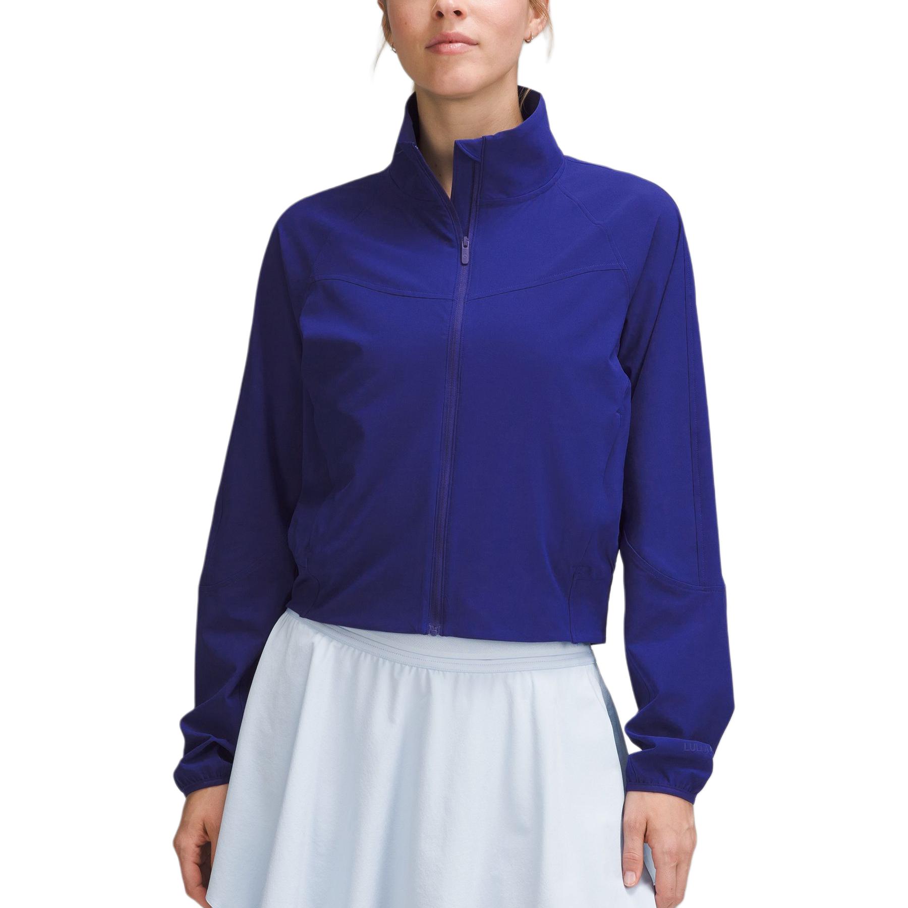 

Lululemon Водоотталкивающая эластичная куртка женская, Larkspur Blue/Delphinium Blue