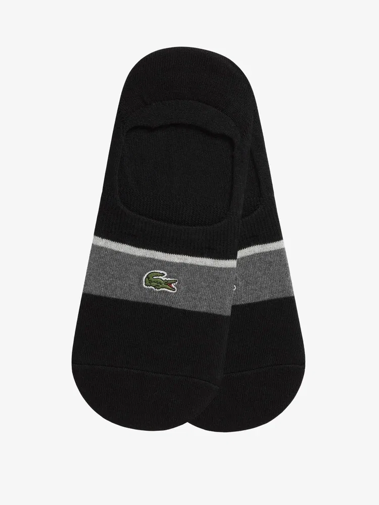 Носки LACOSTE Colorblock, Black — фото 2
