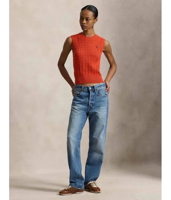 Женский жилет Slim Fit Polo Ralph Lauren, Arancione — фото 2