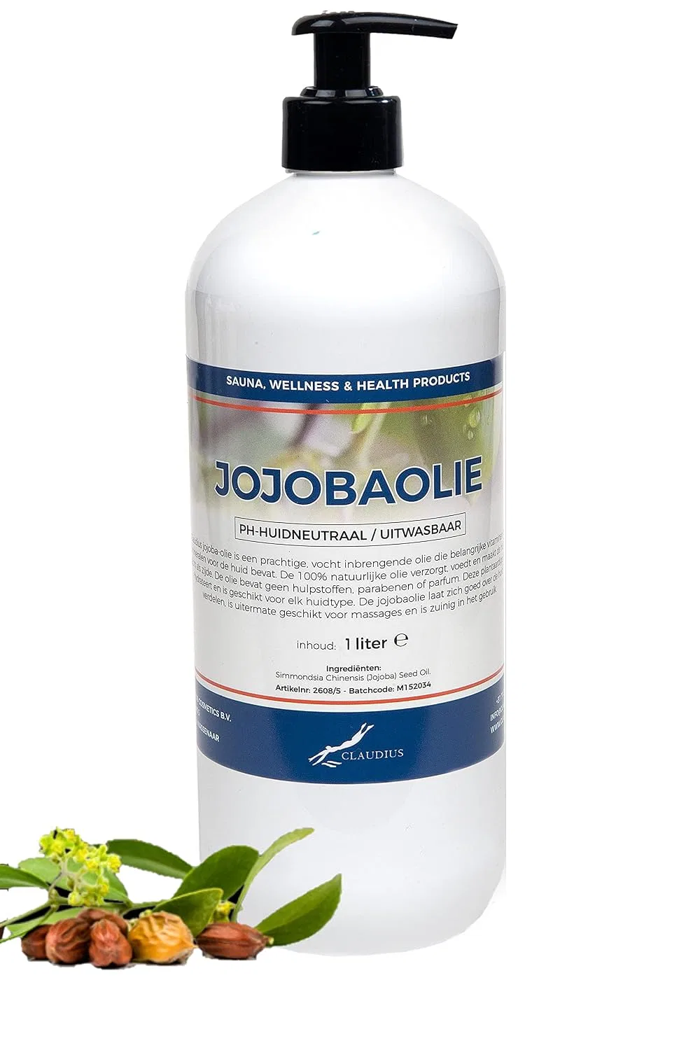 Масло для тела Jojoba Oil 1L, Claudius