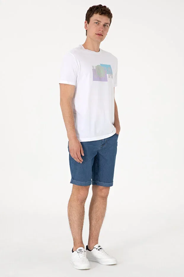 Мужские шорты с длиной миди U.S. Polo Assn., Blue — фото 3