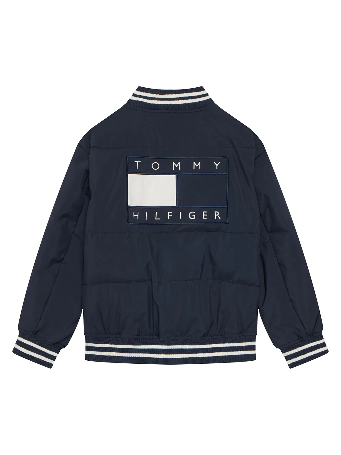 Бомбер стандартного кроя для мальчика Graphic Tommy Hilfiger, темно-синий — фото 2