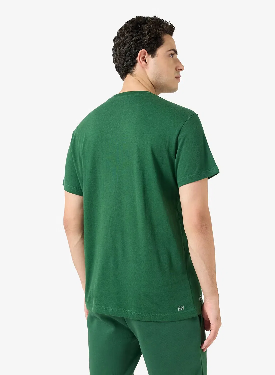 Футболка с высоким воротом Lacoste, зеленый — фото 2