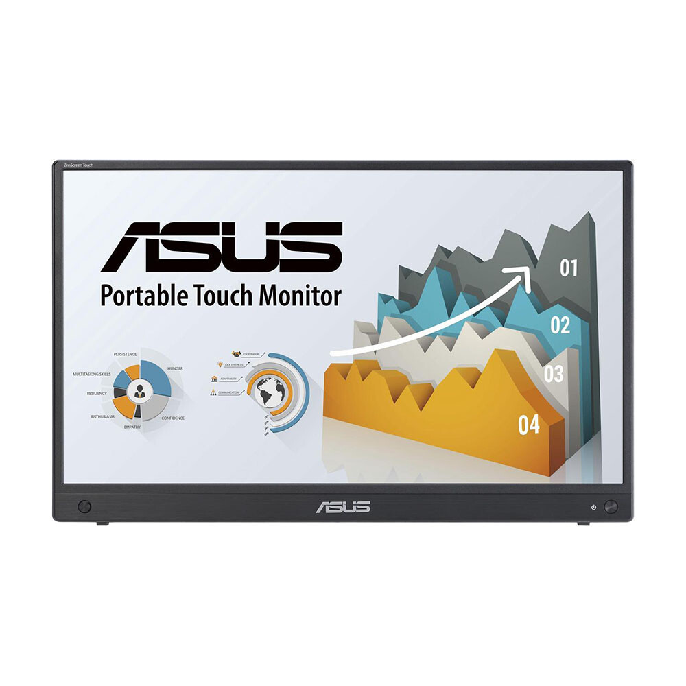 

Монитор портативный Asus ZenScreen Touch MB16AMTR, 15.6", 1920x1080, 60 Гц, IPS, черный