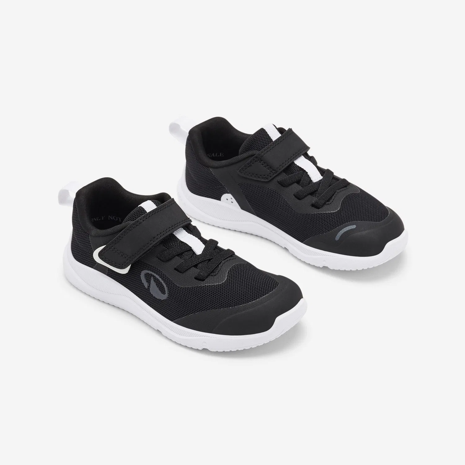 Детские кроссовки с липучкой Stepper Sporty Decathlon, Rauchschwarz Ultraweiß — фото 2