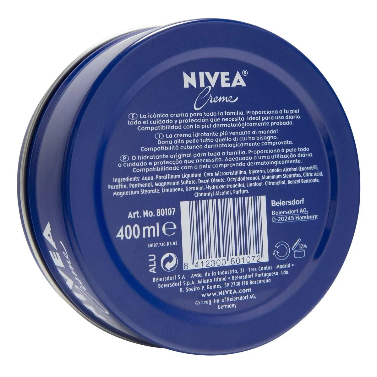 Крем увлажняющий универсальный NIVEA, набор 4 x 400 мл — фото 3