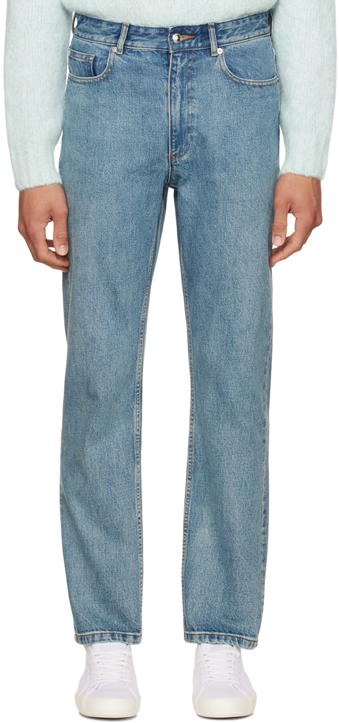 

Синие джинсы Jane Birkin Edition Jean Lou F Jeans A.P.C.