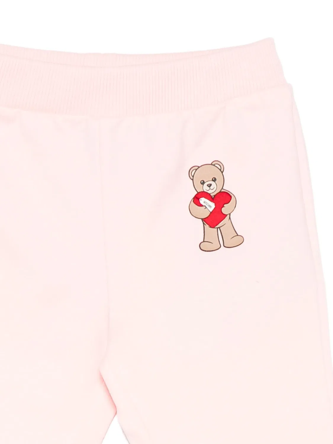 Расклешенные брюки Moschino Kids, розовый — фото 3