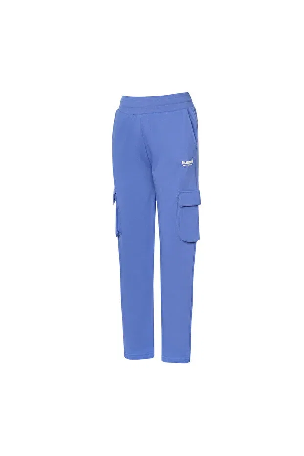 Детские спортивные штаны для девочек зауженные Nalu Hummel, Blue